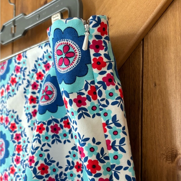 NWOT Geo-Daises Stretch Cotton Canvas Skirt | Size 14P - Picture 2 of 6